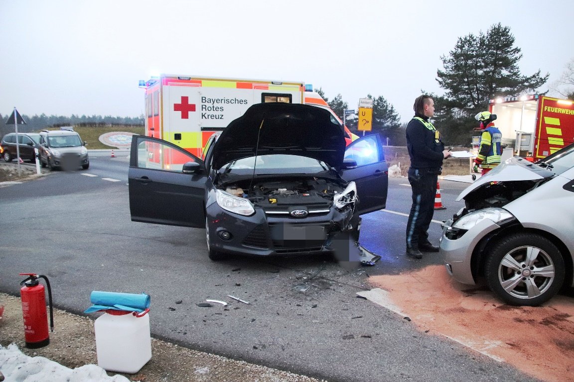 Zwei Verletzte nach Unfall am Gründerzentrum