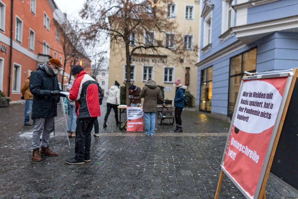 Protest gegen den Protest