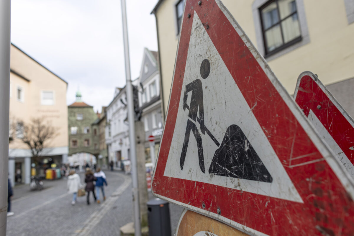 Sperrung in Amberg Kreuzung Werner-von-Siemens-Straße Ohmstraße ab 22. Oktober