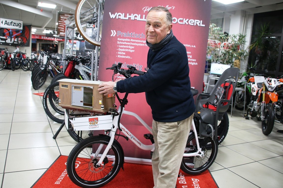 Peter Stadlers Oberpfälzer Lastenrad heißt Walhalla-Bockerl