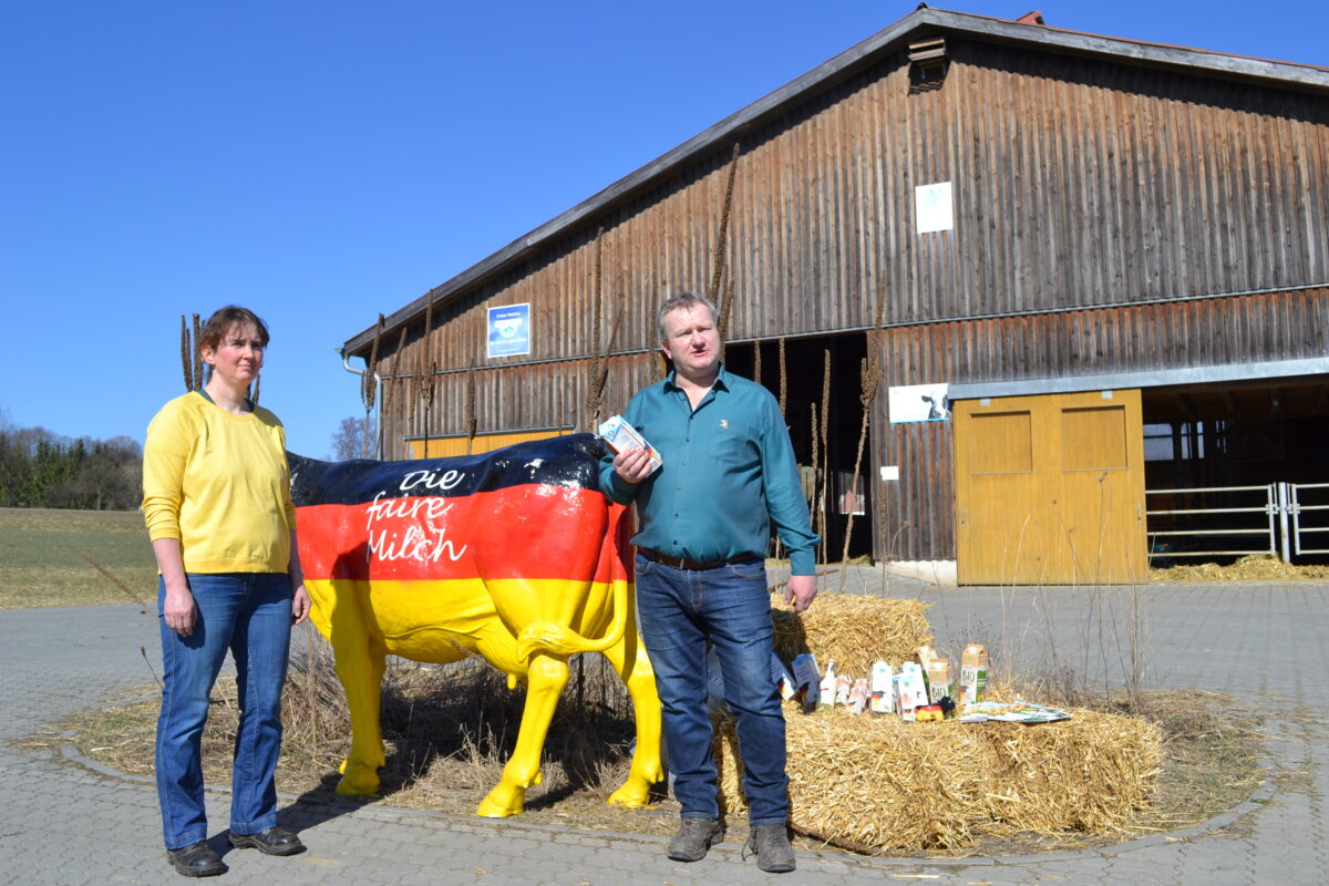 Faire und gesunde Milch