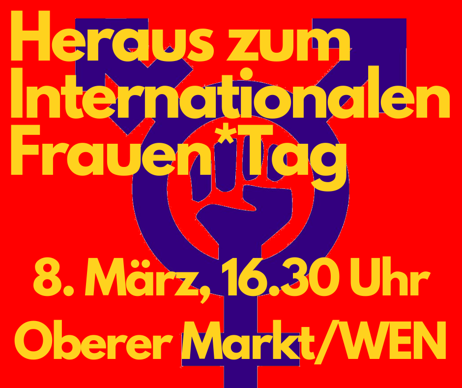 Demo zum Internationalen Frauentag