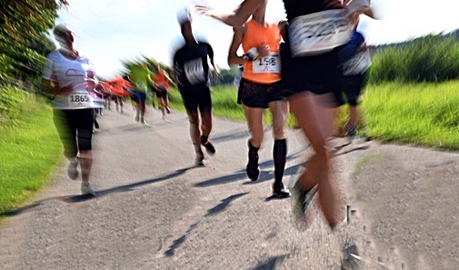 Start zum Lauf in den Frühling
