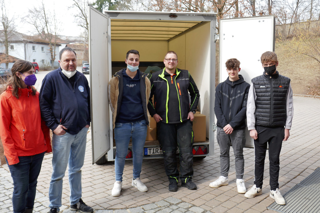 Mittelschüler zeigen Herz für die Flüchtlinge aus der Ukraine