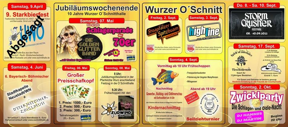 Starkbierfest in der O’Schnitt-Halle abgesagt