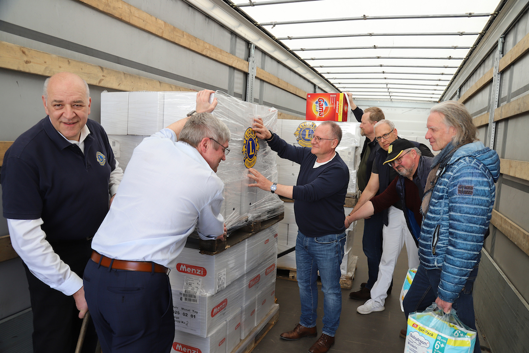 Lions Clubs schicken weitere Transporte in die Ukraine