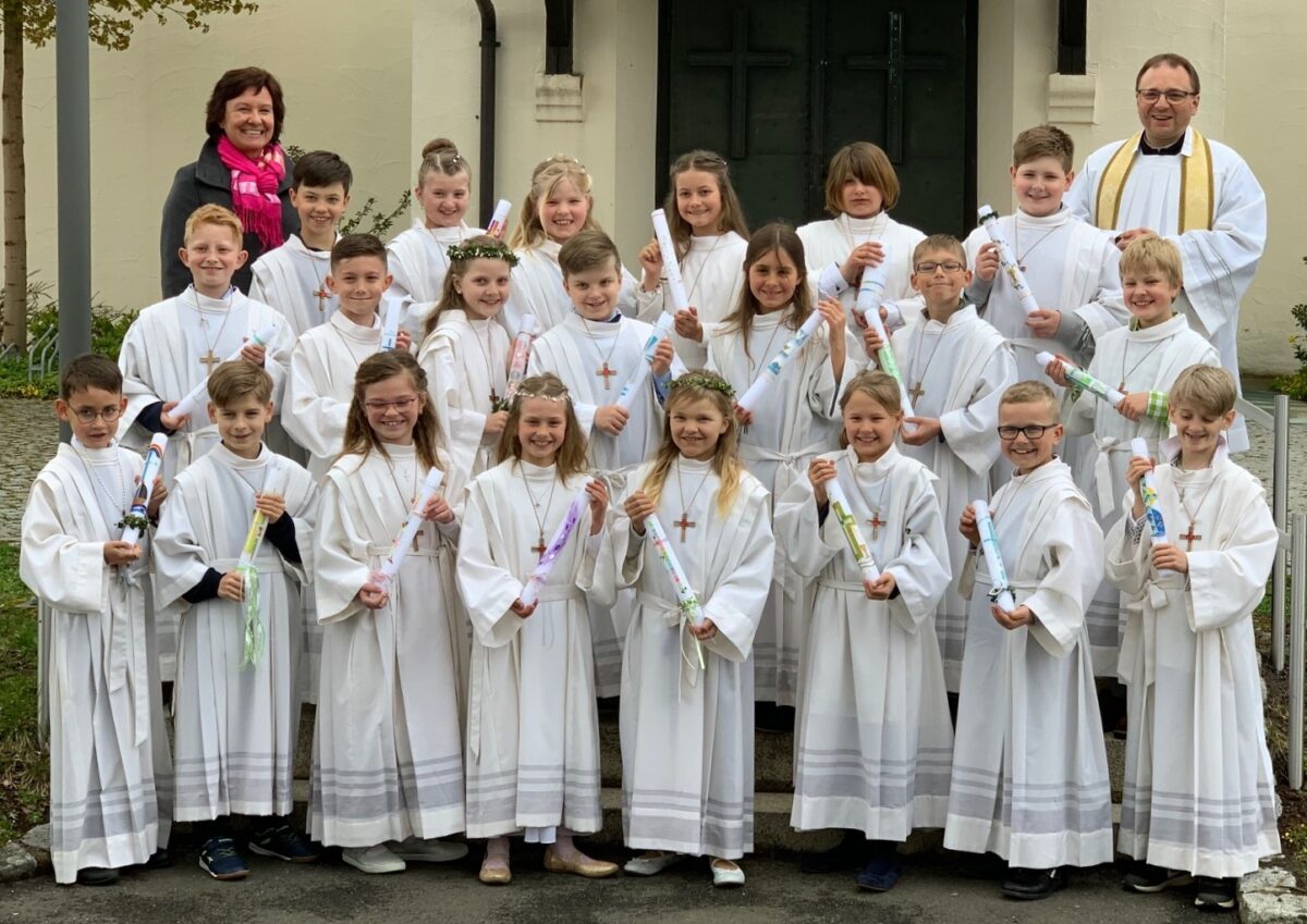 Ein großer Tag: Immenreuther Kinder feiern Erstkommunion
