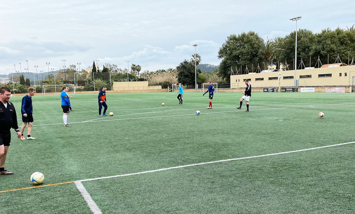 HPZ-Kicker schwitzten auf Mallorca