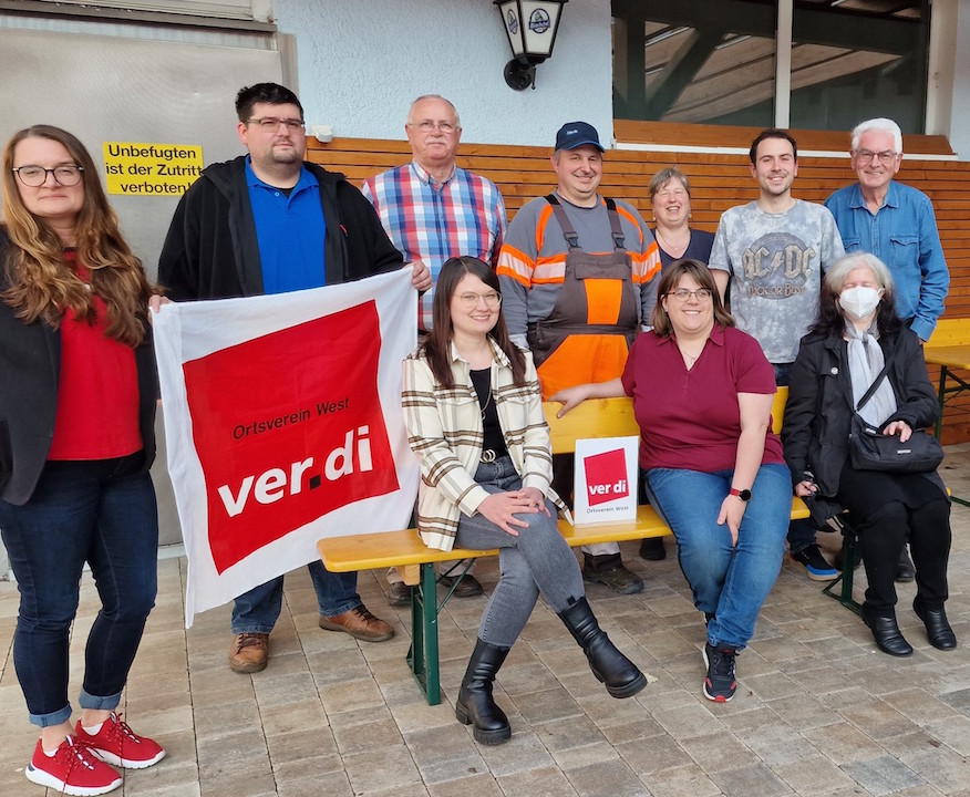 Ver.di-Ortsverein West: „Schwere wirtschaftliche Krisen in den Griff bekommen“