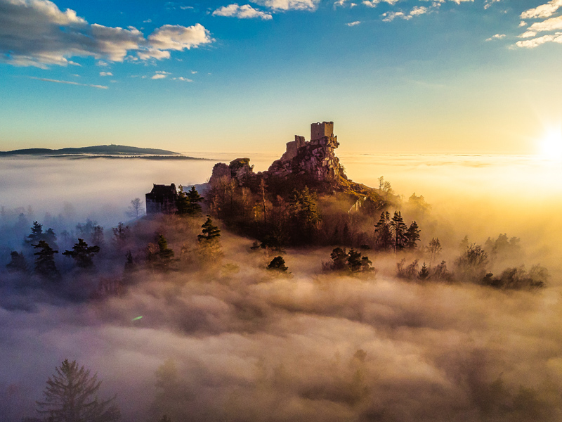 Die Burg Flossenbürg ist das Siegerfoto im Februar