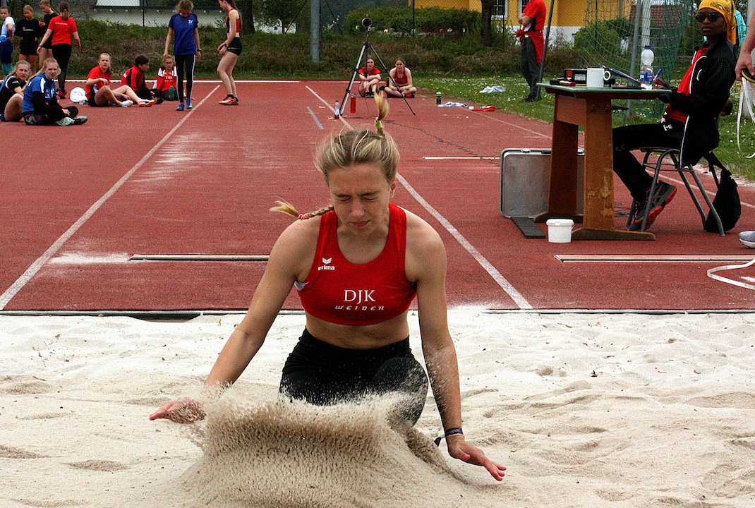 Leichtathletik-Nachwuchs räumt in Eschenbach ab