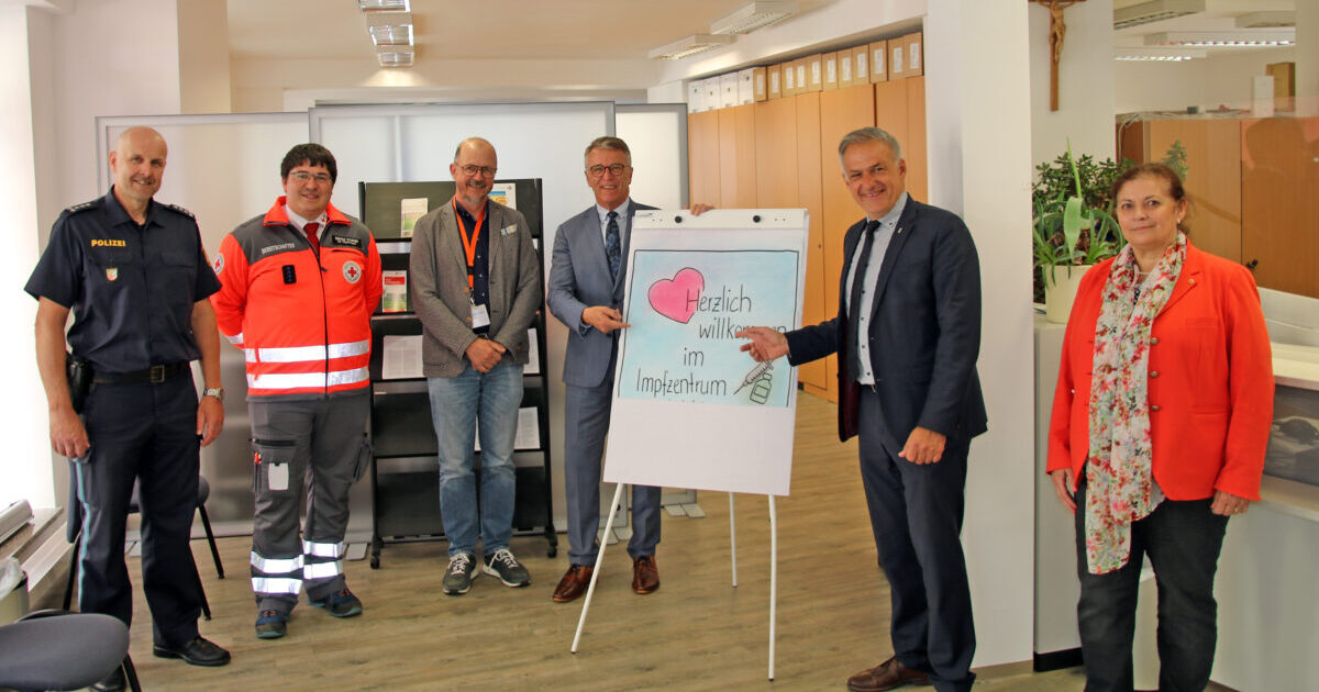 Impfzentrum Waldsassen an den Tirschenreuther Marktplatz umgezogen