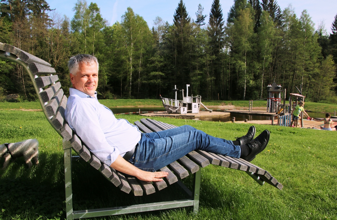 Flossenbürgs Tourismus-Hot-Spot: Spaziergang mit Bürgermeister Meiler am Gaisweiher