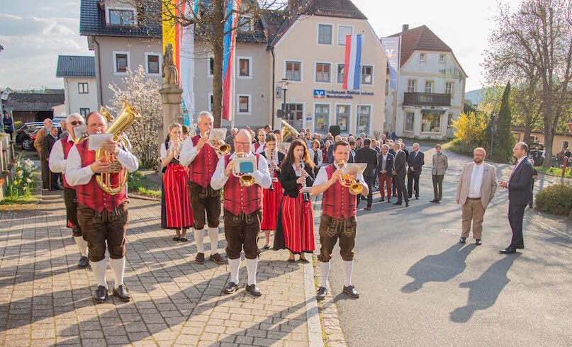 Feierlicher „Staatsempfang“ für den Finanzminister