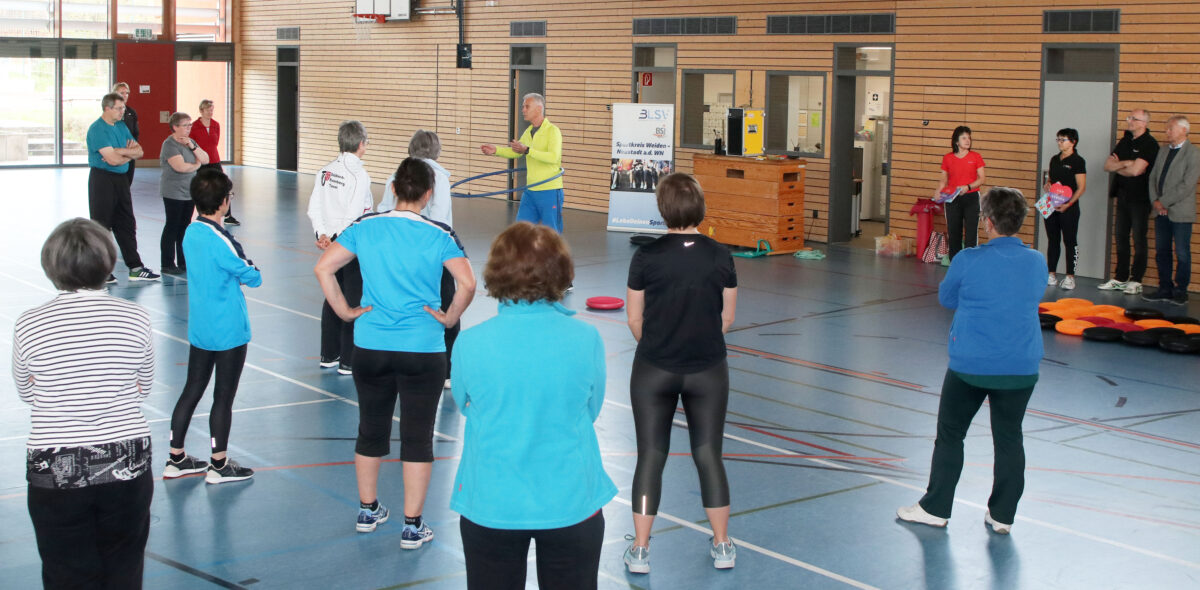 Frühlingsaktion „Fit mit 60 plus“ in Weiherhammer