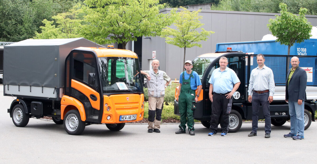 HPZ-Werkstätten rüsten Fuhrpark mit E-Mini-Laster auf