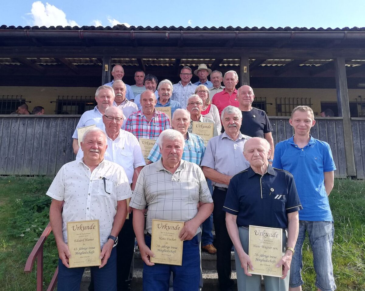 FC Kaltenbrunn ist stolz auf seine Jubilare