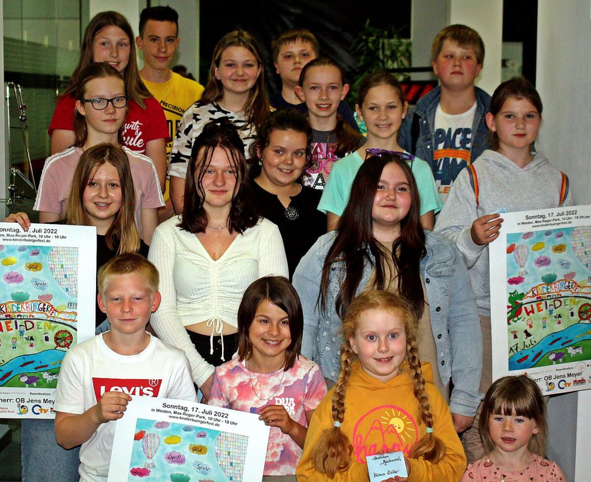Malen und Zeichnen für das Kinderbürgerfest