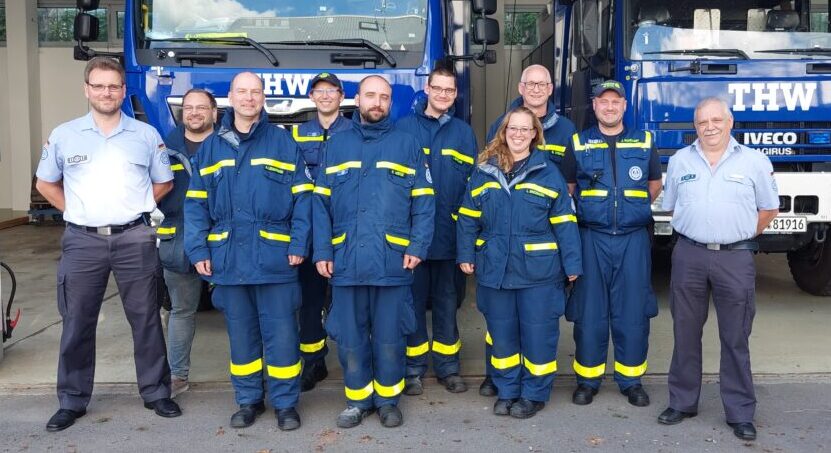Neue Einsatzkräfte für das Technische Hilfswerk Weiden