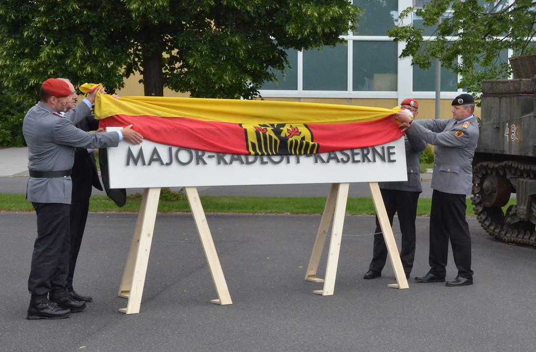 Ostmark-Kaserne heißt jetzt Major-Radloff-Kaserne