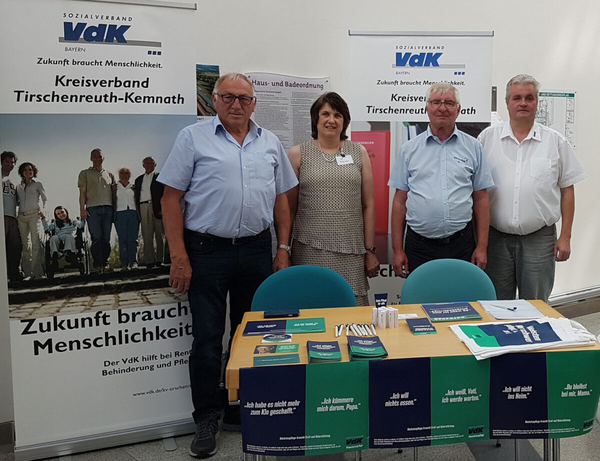 Informationsstand für pflegende Angehörige im Sibyllenbad