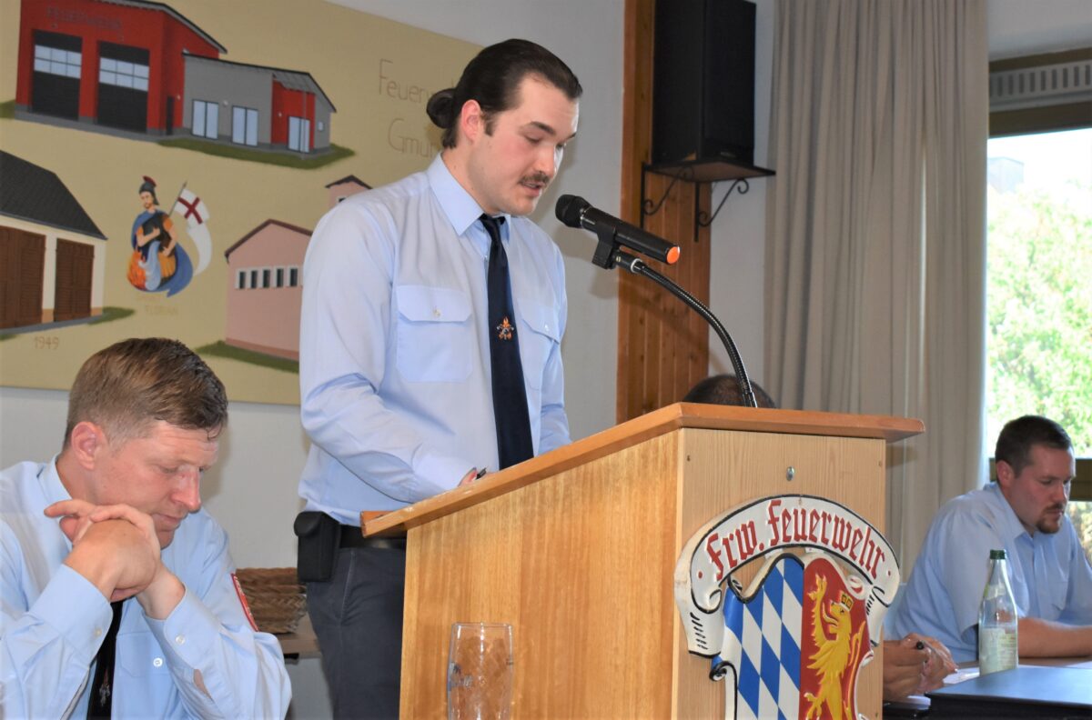 Feuerwehr Gmünd bestätigt Tobias Schatz als Vorsitzenden