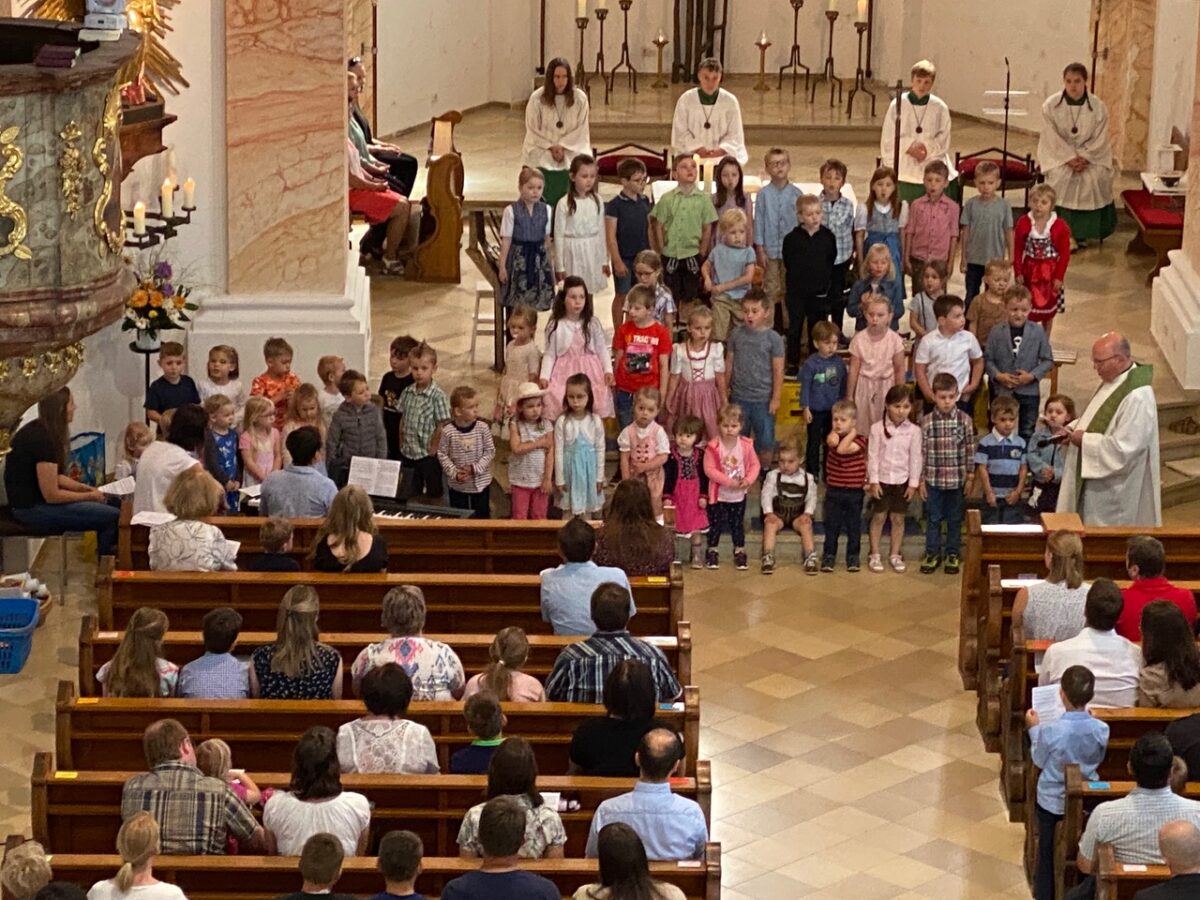 Kindergartengottesdienst mit Verabschiedung der Vorschulkinder