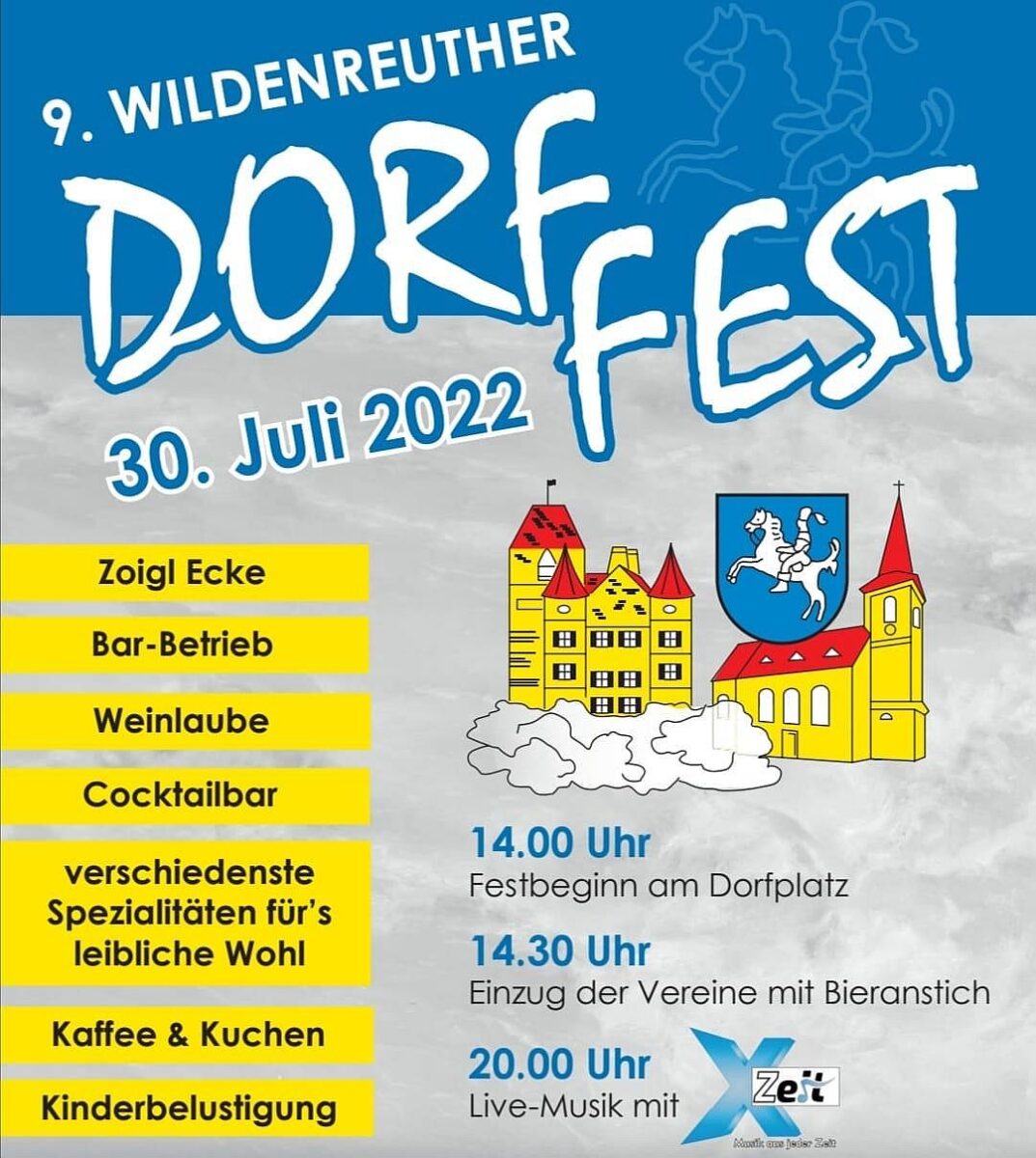 In Wildenreuth wird gefeiert – der Marktplatz als echter Dorfmittelpunkt