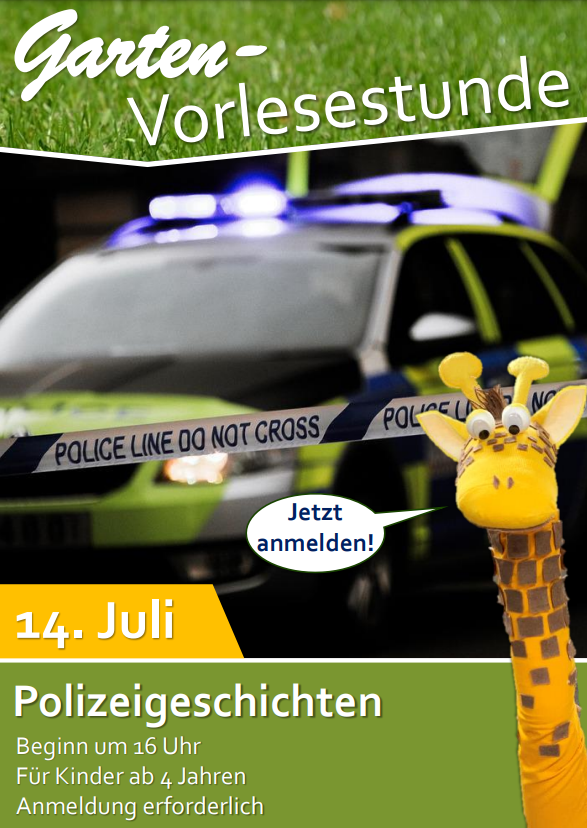 Polizeigeschichten: Vorlesestunde in Weiden