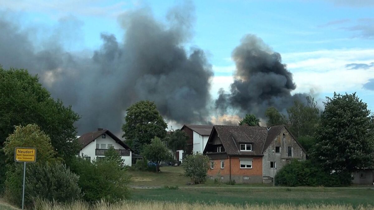 Millionenschaden bei Brand in Konnersreuth