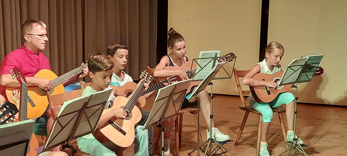 Schülerkonzert vor den Sommerferien