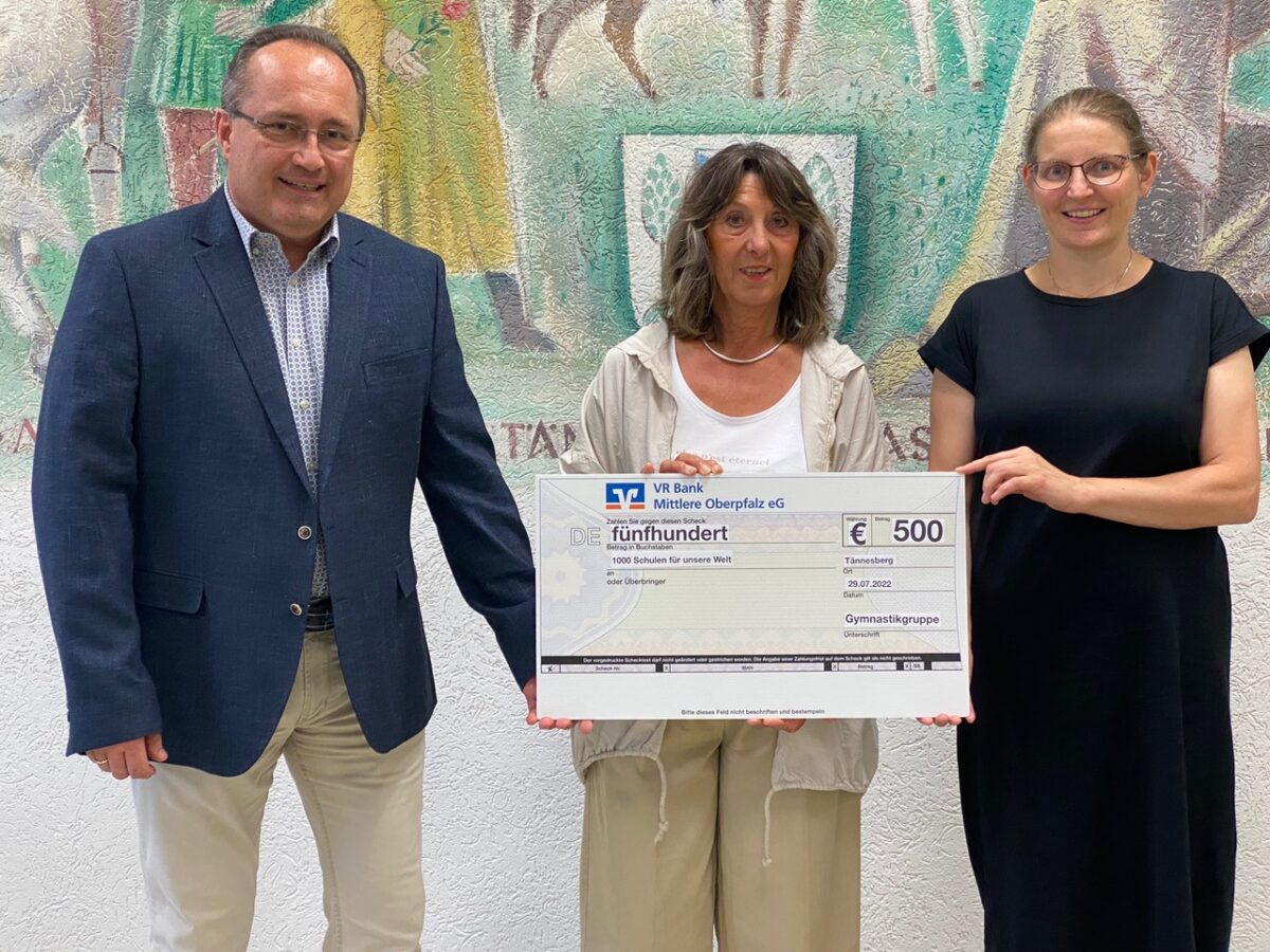 „Tausend Schulen für unsere Welt“ – Großzügige Spende der Gymnastikgruppe