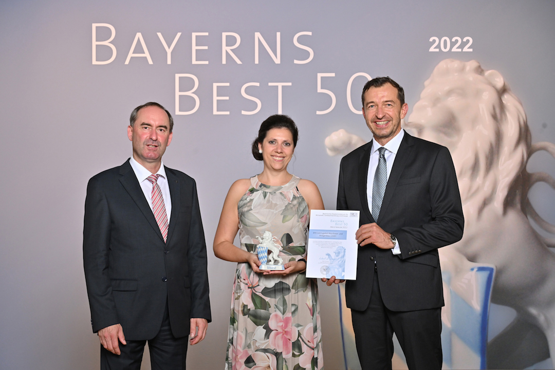 BHS Corrugated gehört zum zweiten Mal zu Bayerns Best 50