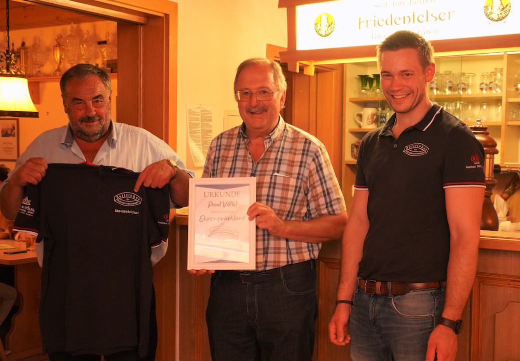 Paul Völkl ist jetzt Ehrenpräsident der Seilzieher