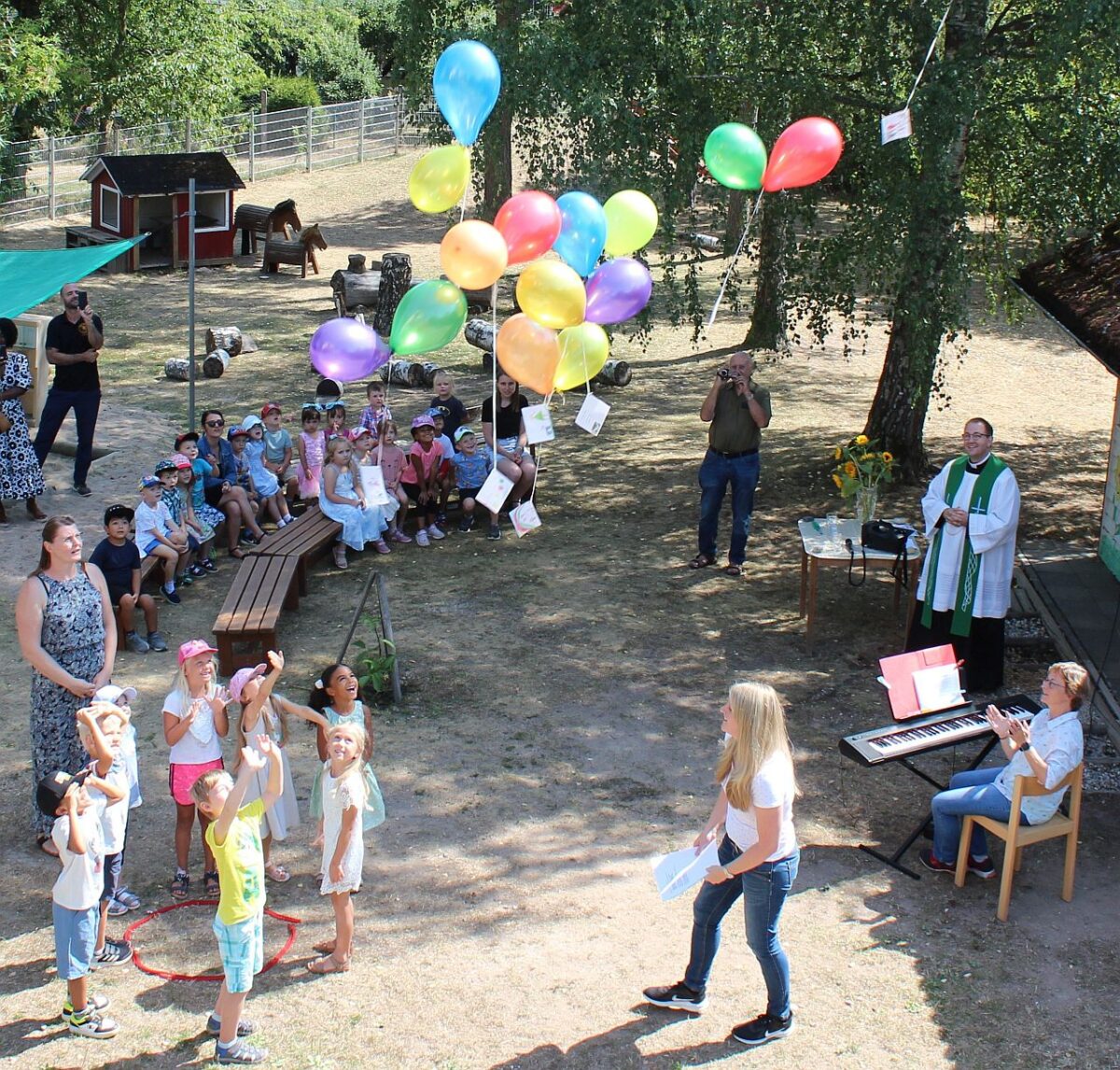Abschied vom Kindergarten mit den besten Wünschen