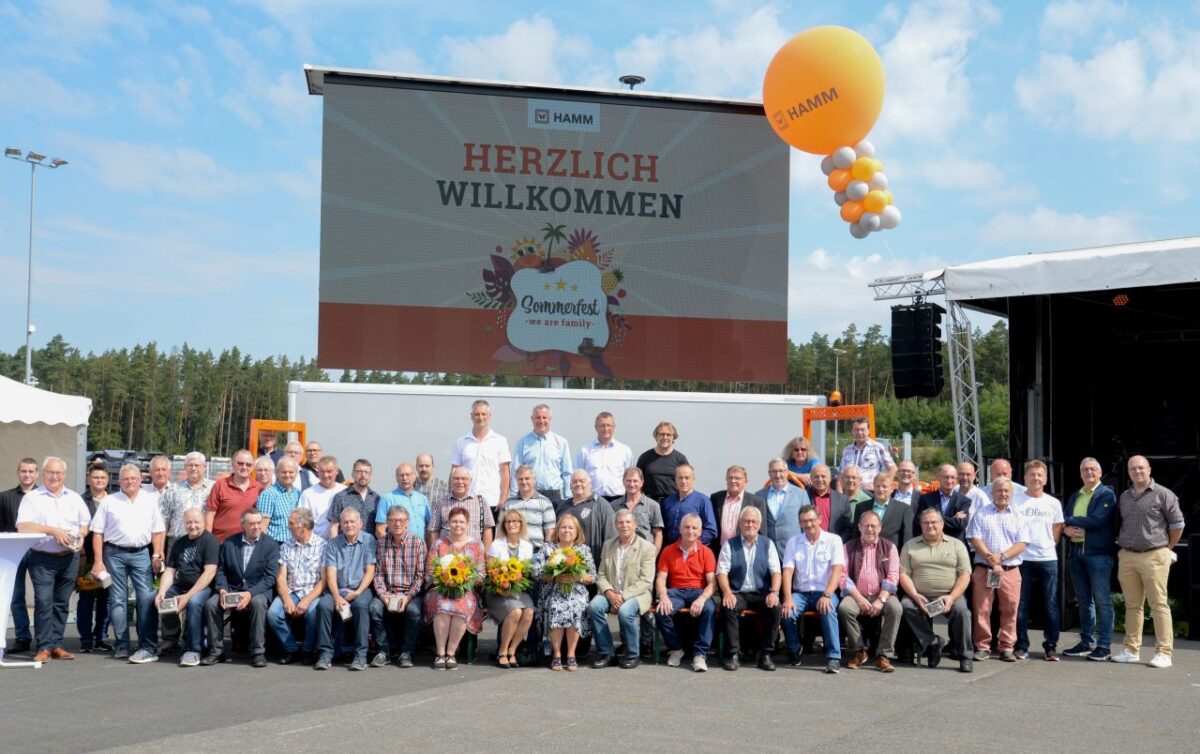 Gemeinsam arbeiten, zusammen feiern: Sommerfest der Hamm AG