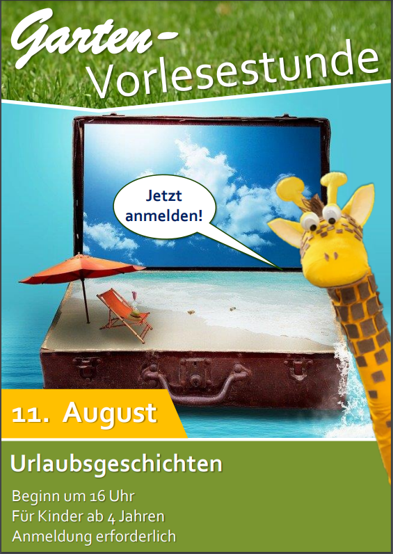 Urlaubsgeschichten – Vorlesestunde in Weiden