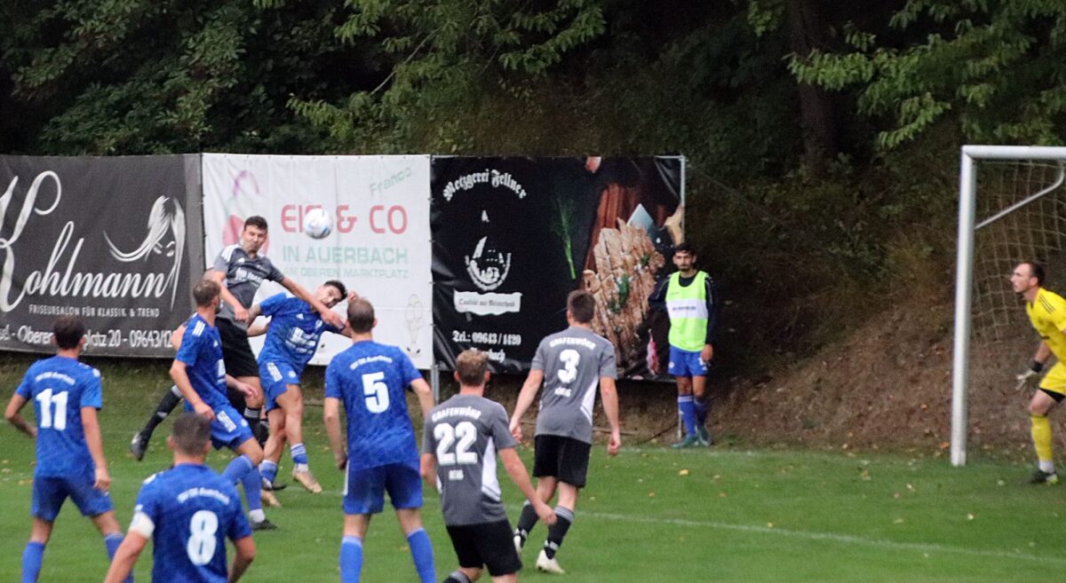 Favorisierte SV TuS/DJK Grafenwöhr unterliegt kampfstarkem Aufsteiger SV 08 Auerbach