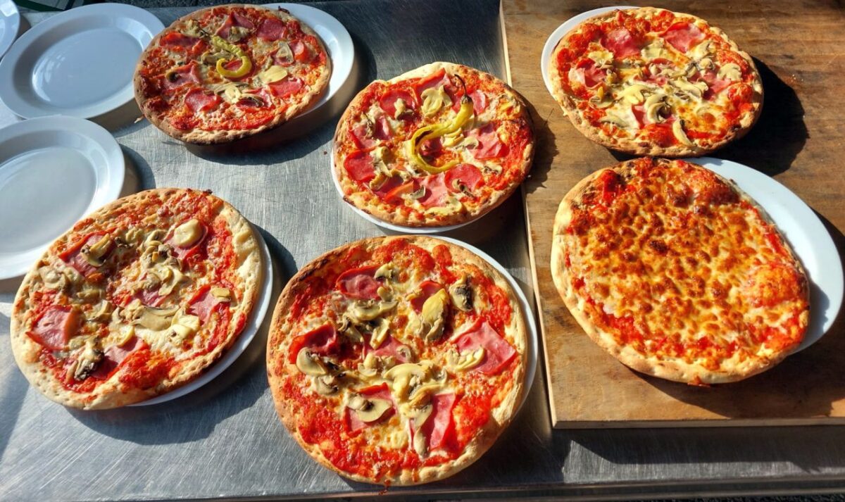Volltreffer auch beim Pizzabacken