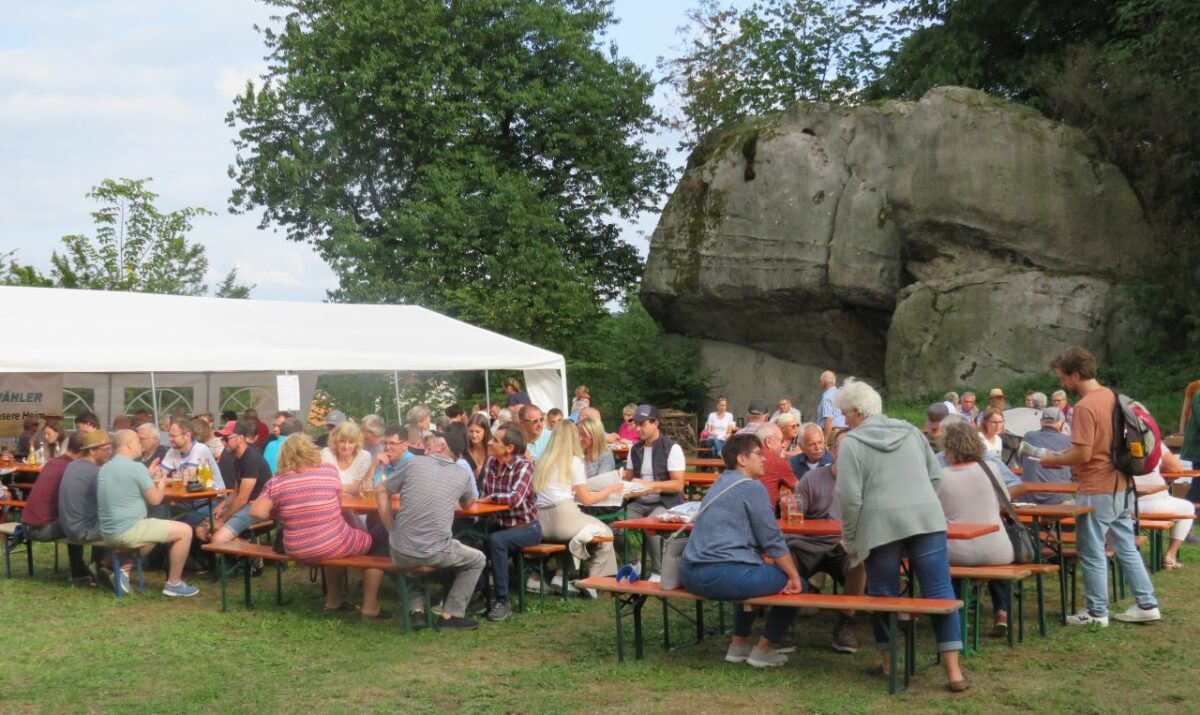 Am Schlossberg wurde endlich wieder gefeiert