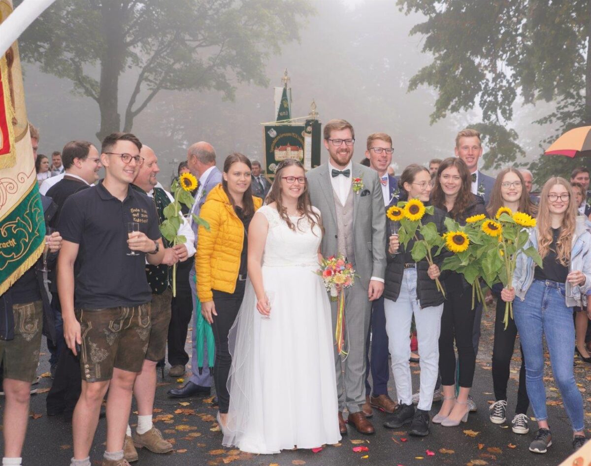 Lena und Valentin Kellner geben sich das Ja-Wort