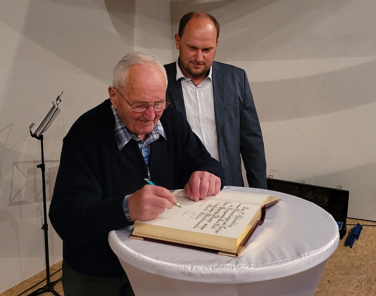 Georg Zierer feierte 95. Geburtstag mit großem Bahnhof
