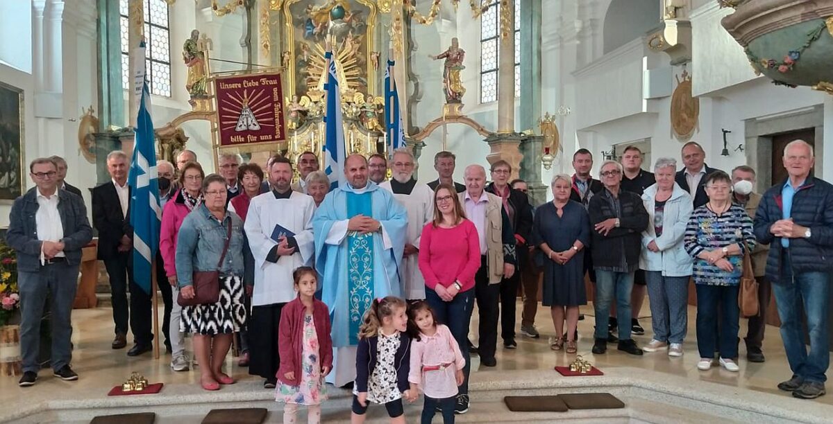 Tschechische Pilger besuchen die Freunde am „heiligen Berg der Oberpfalz“