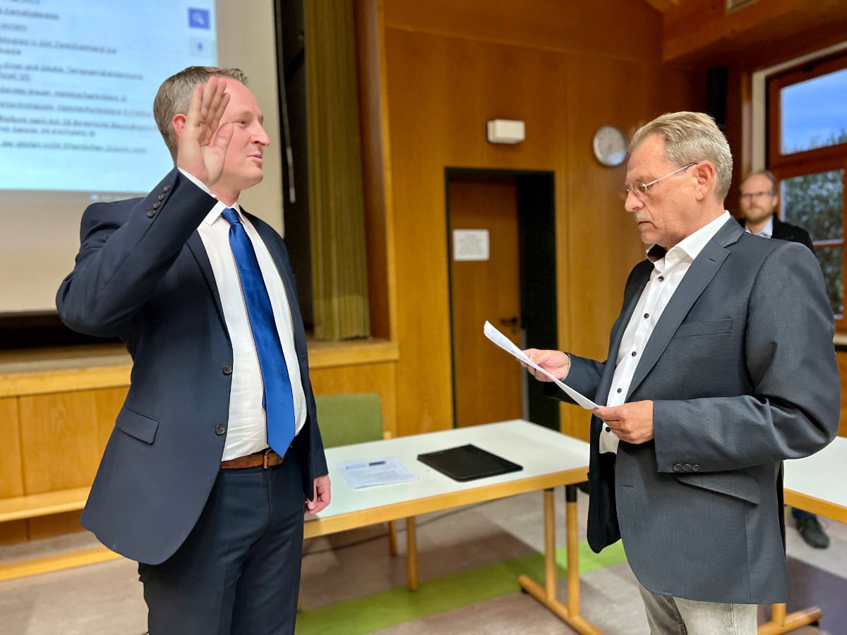 Neuer Theisseiler Bürgermeister Johannes Kett: „Ich bin immer noch traurig“