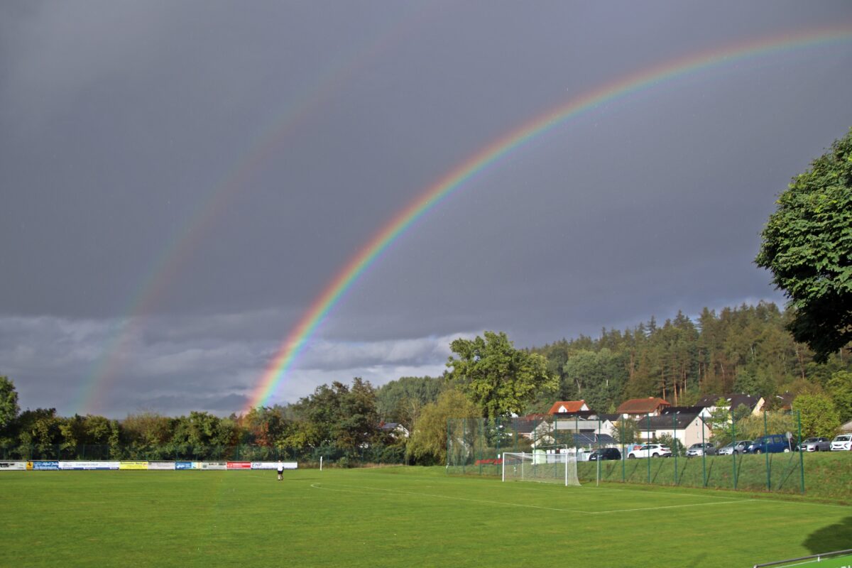 Welcher Schatz mag sich wohl am Ende des Regenbogens verbergen?
