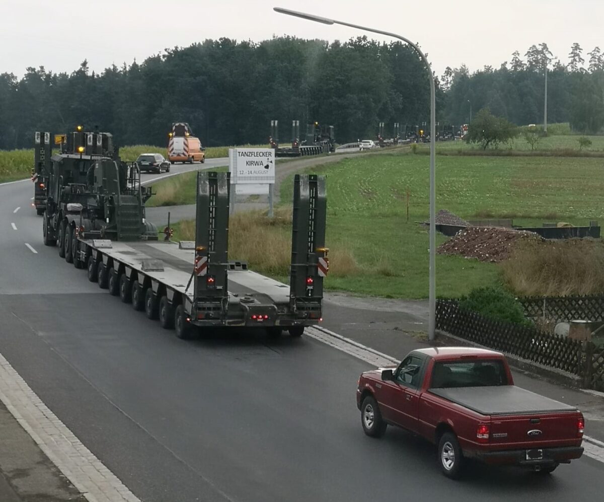 Militärische Truppenbewegungen belasten Tanzflecker Ortsdurchfahrt