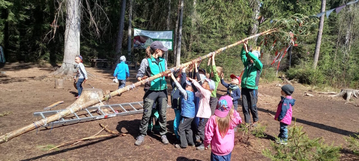 Waldkindergarten feiert seinen fünften Geburtstag