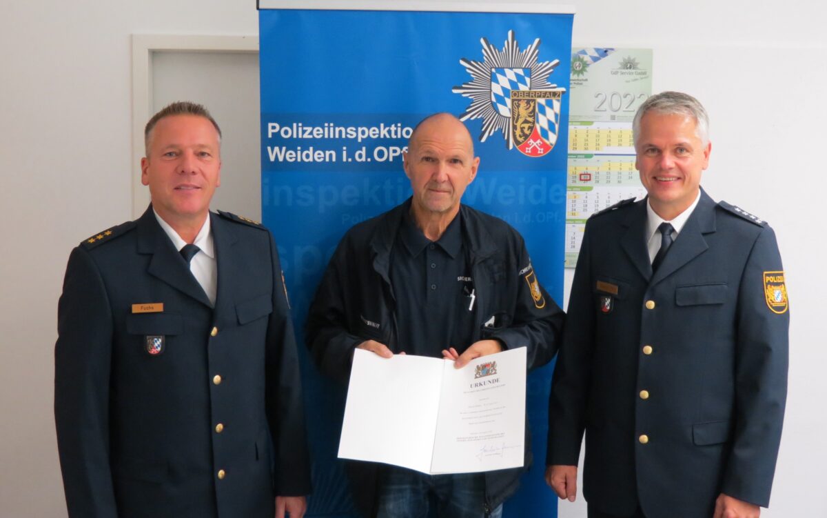 Tatkräftige Unterstützung: Mitarbeiter der Sicherheitswacht geehrt