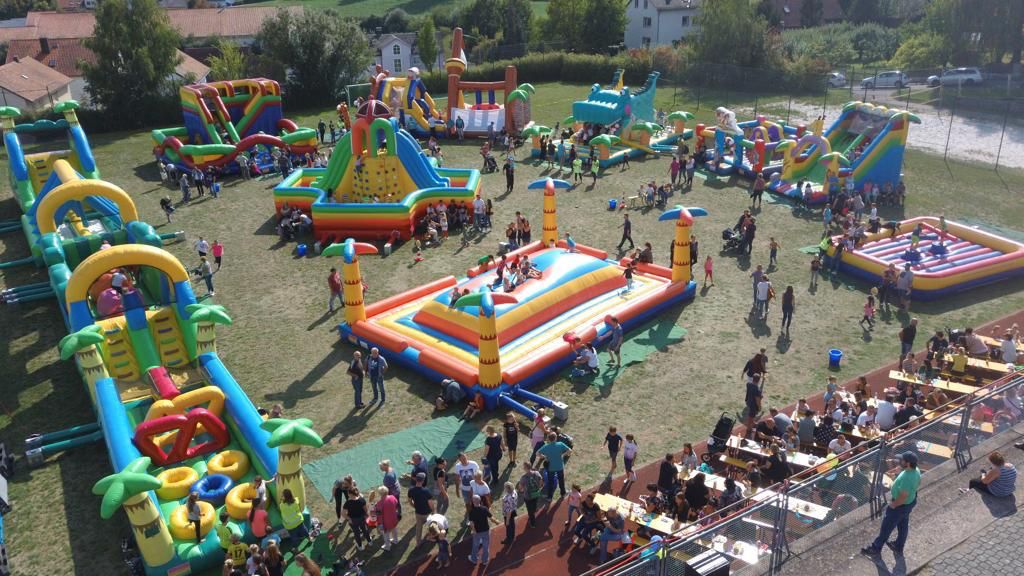 Das Hüpfburgen-Paradies lässt Kinderherzen höher schlagen