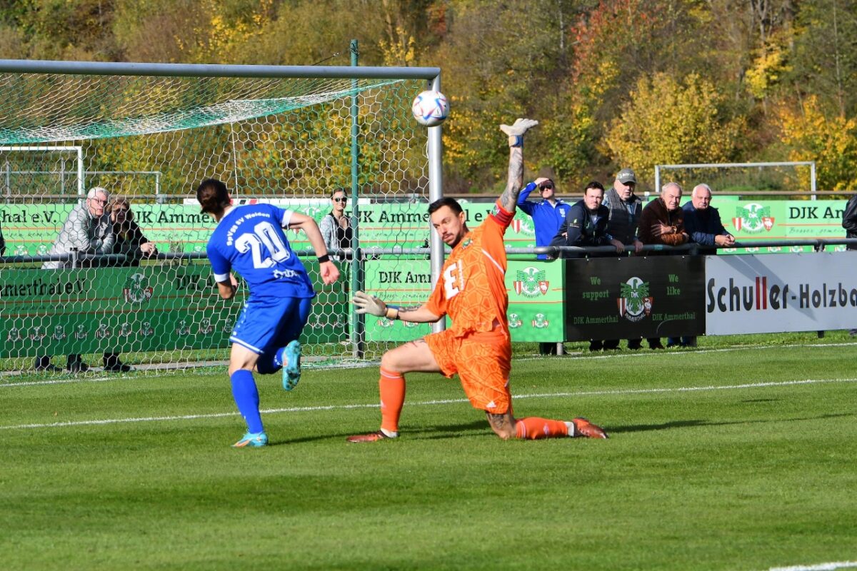 Trotz Führung am Ende wieder kein Sieg der SpVgg SV Weiden bei der DJK Ammerthal